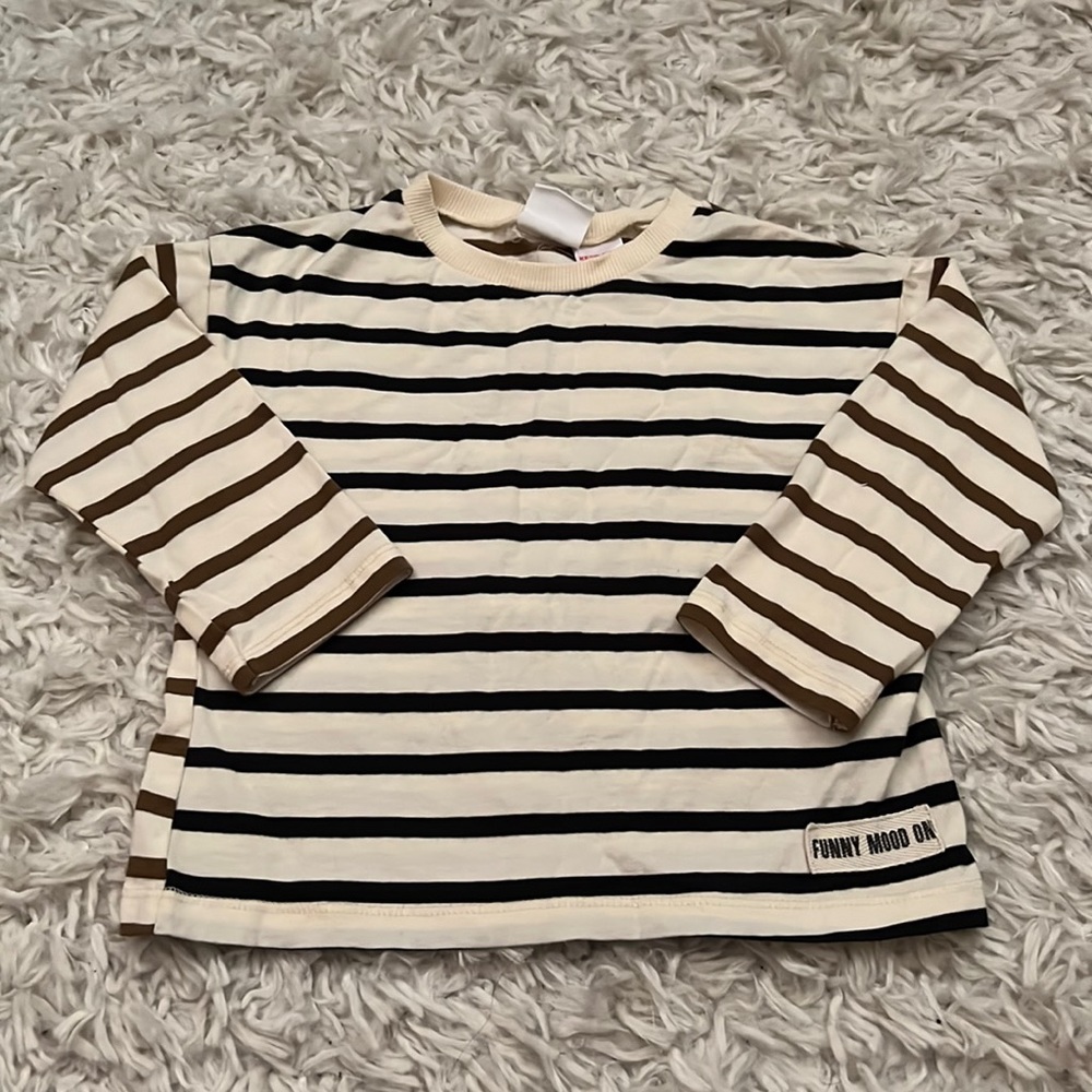 Zara Toddler Striped Long Sleeve Shirt